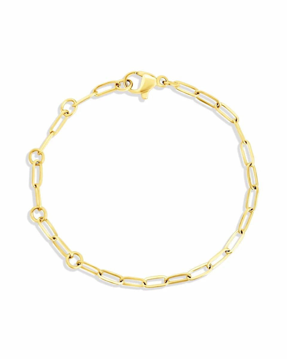 Mini Chaîne Paper Clip – Bracelet Enfant - Goldybijoux