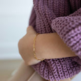 Mini Chaîne Paper Clip – Bracelet Enfant - Goldybijoux