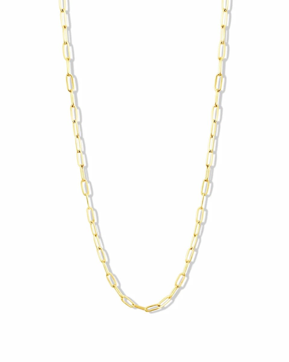 Mini Chaîne Paper Clip – Collier Enfant - Goldybijoux