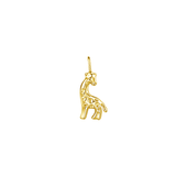Mini Hoop Charm Girafe - Goldybijoux