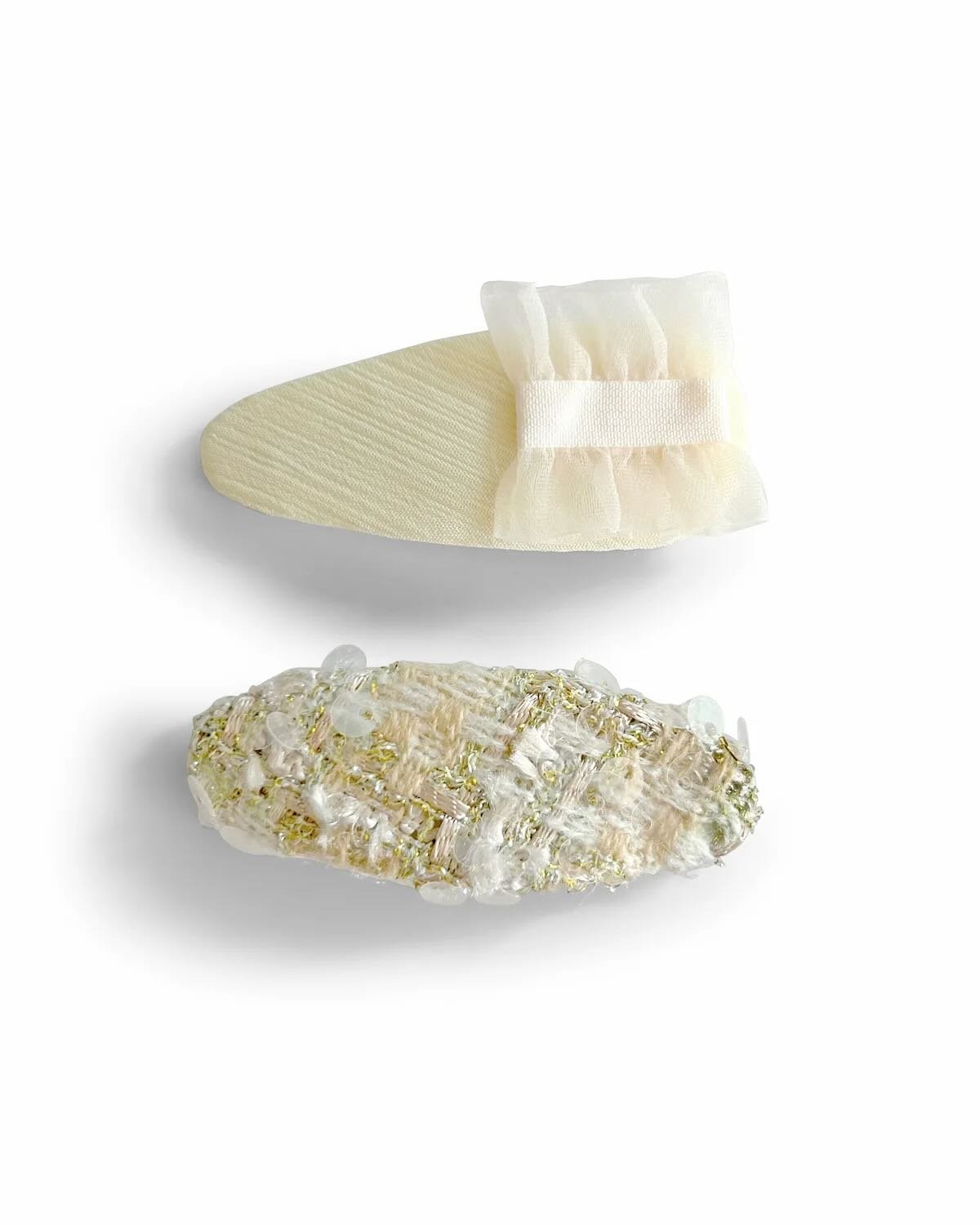 Mini Mademoiselle – Set de 2 barrettes - Goldybijoux