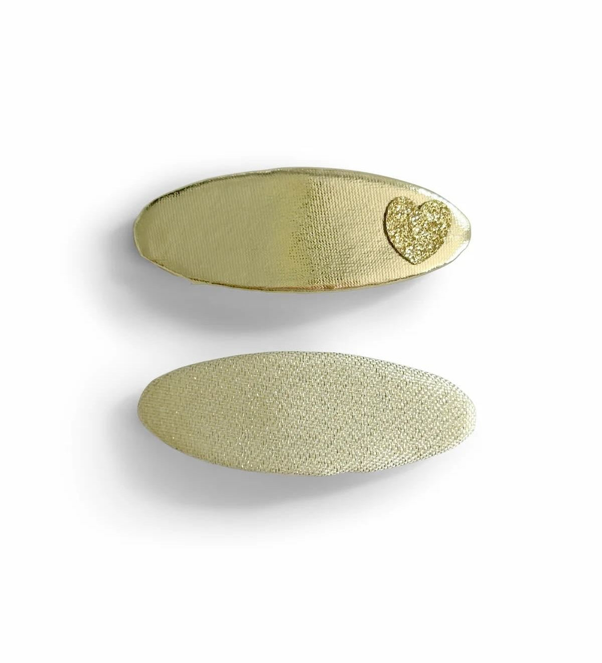 Petits Cœurs Dorés – Set de 2 barrettes - Goldybijoux
