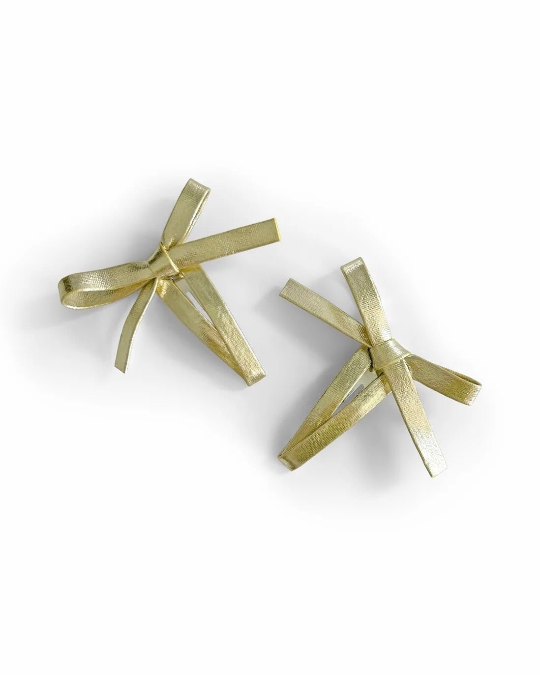 Petits Rubans Dorés – Set de 2 barrettes - Goldybijoux